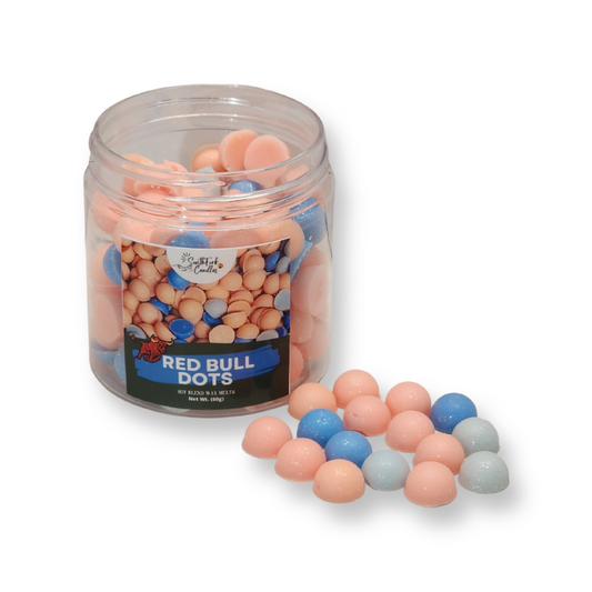 Red Bull Dots Wax Melts - 4oz Jar