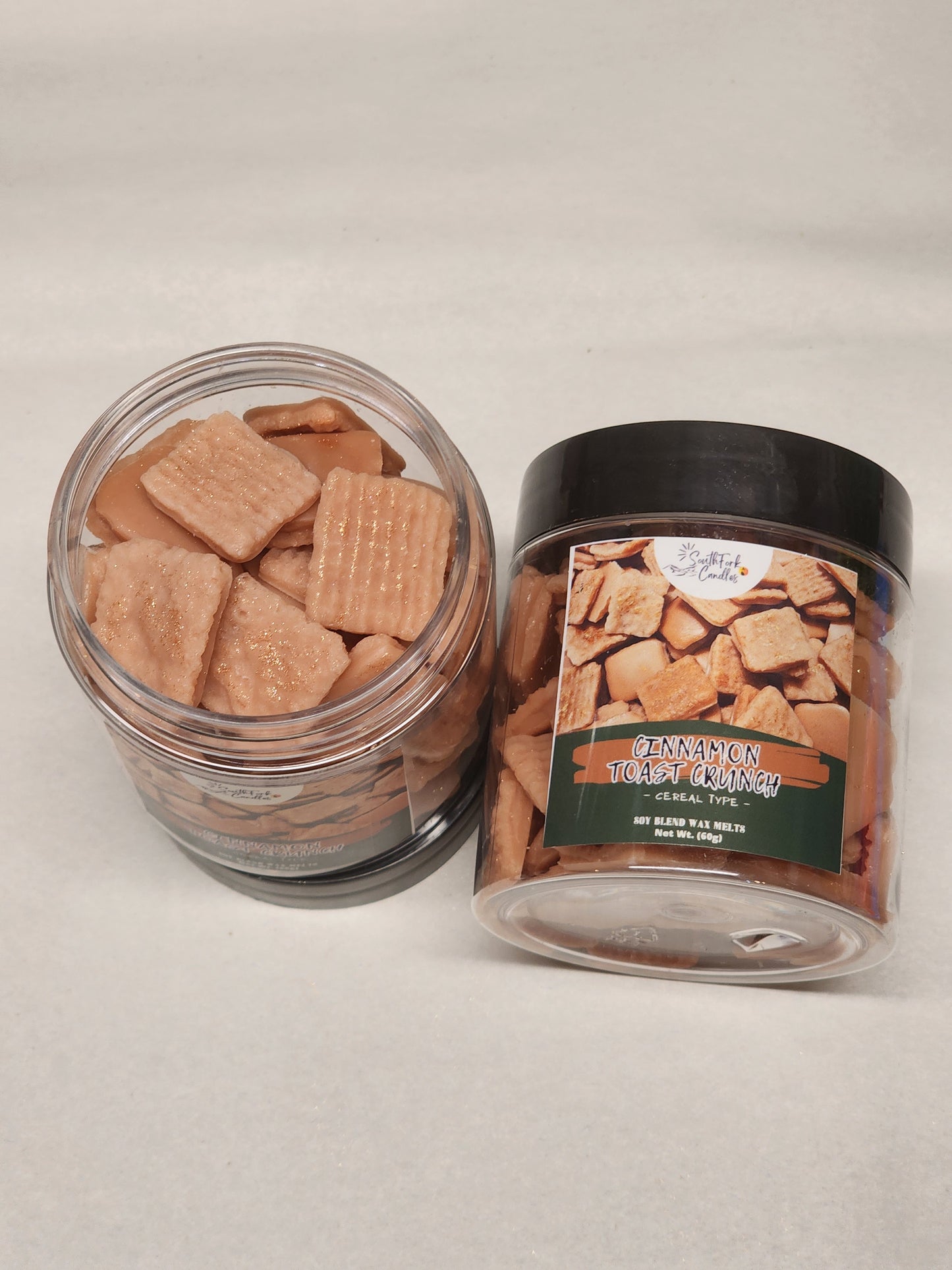 Cinnamon Toast Crunch (Cereal Type) Wax Melt - 4oz Jar with 60g of cereal mold