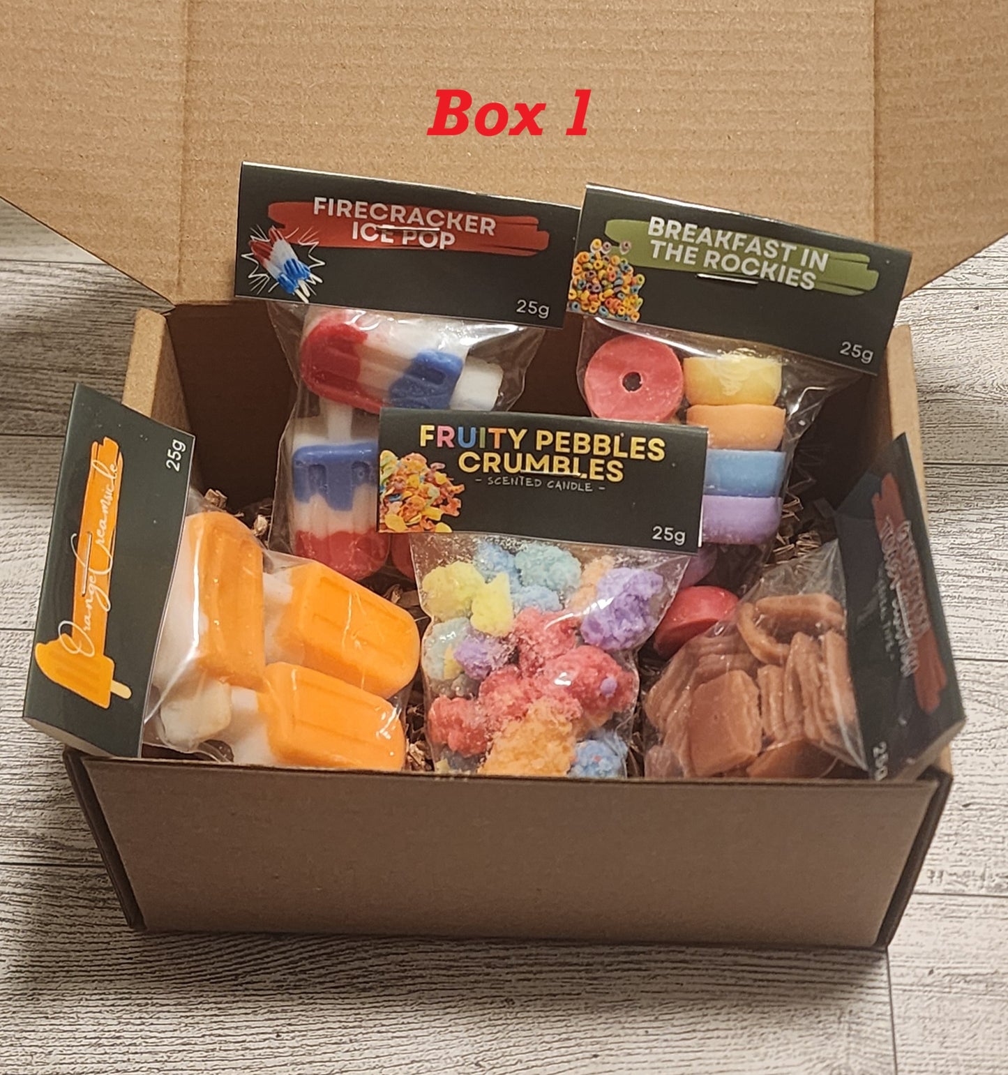 Count of 5 Assorted Wax Melt