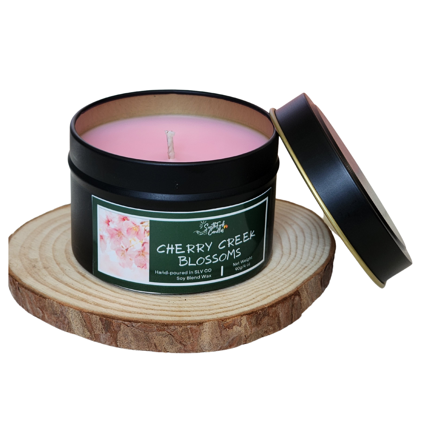 Cherry Blossoms Scented Candles - 4oz Tin