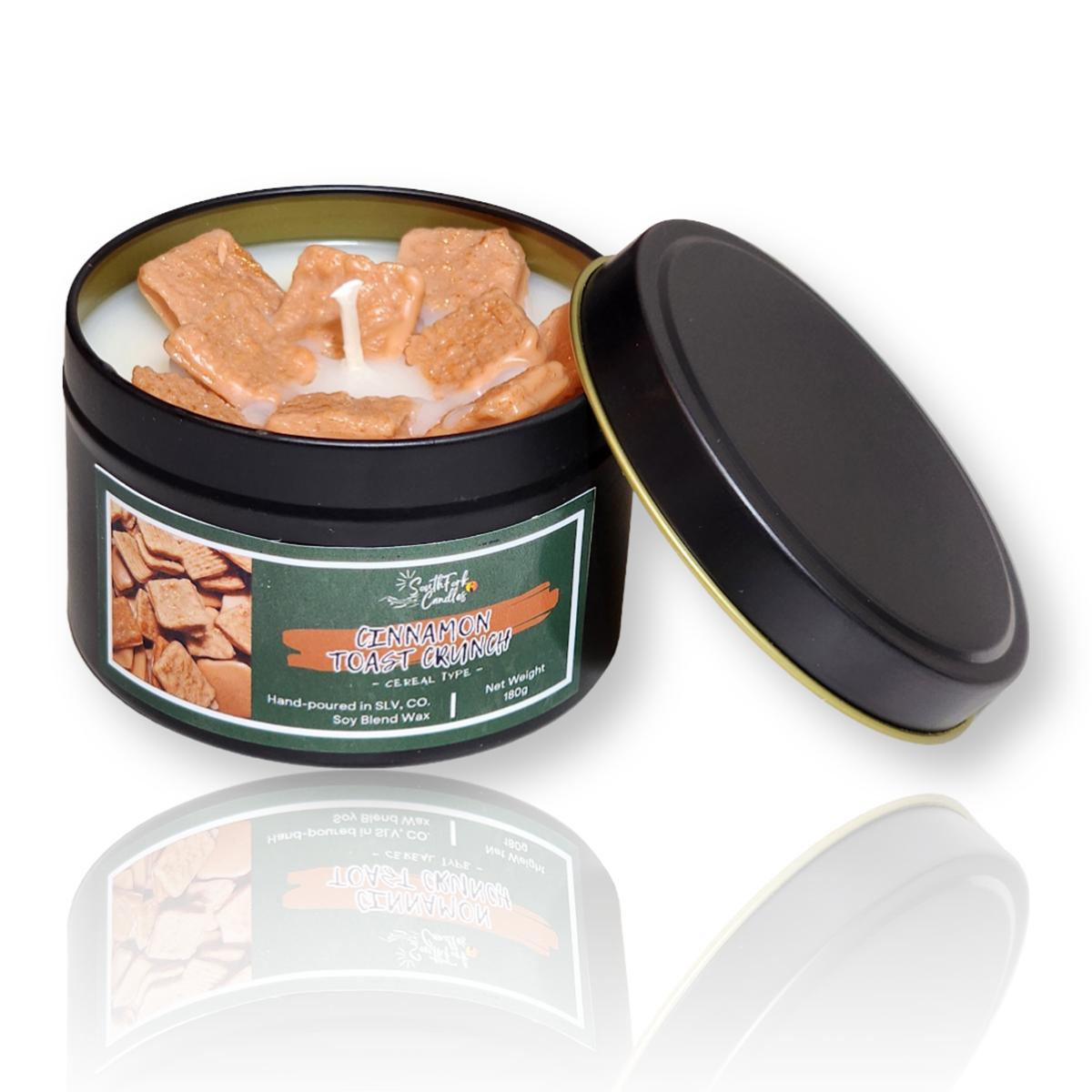 Cinnamon Toast Crunch (Cereal Type) Scented Candle in 8.5oz tin with 180g of wax