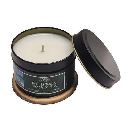 Peppermint & Eucalyptus - Hot Springs Eucalyptus Candle