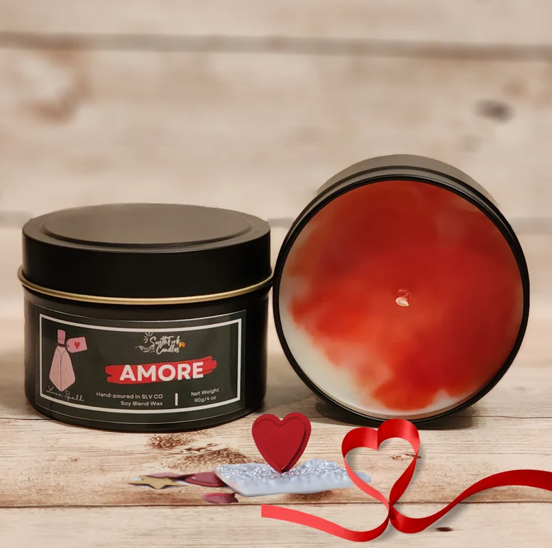 Love Spell Scented Candle - Amore 4oz Tin Candle