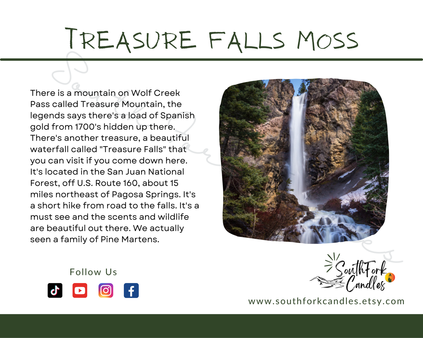 Oakmoss - Treasure Falls Moss Candle