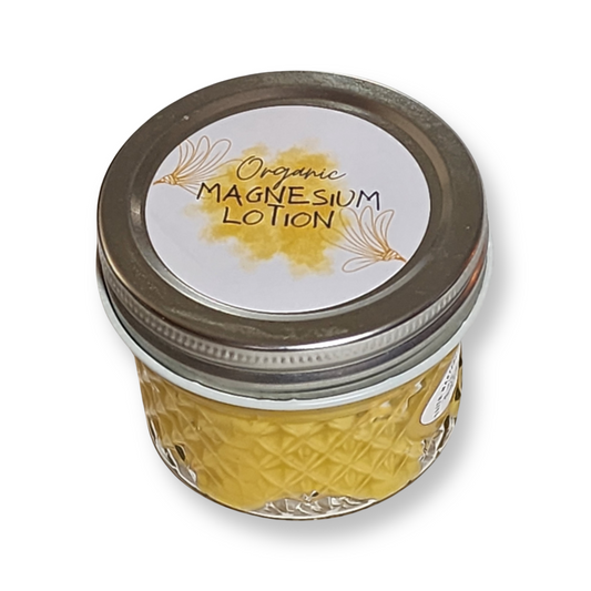 Organic Magnesium Lotion - Lemon Citrus Essential Oil