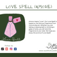 Love Spell Scented Candle - Amore 4oz Tin Candle